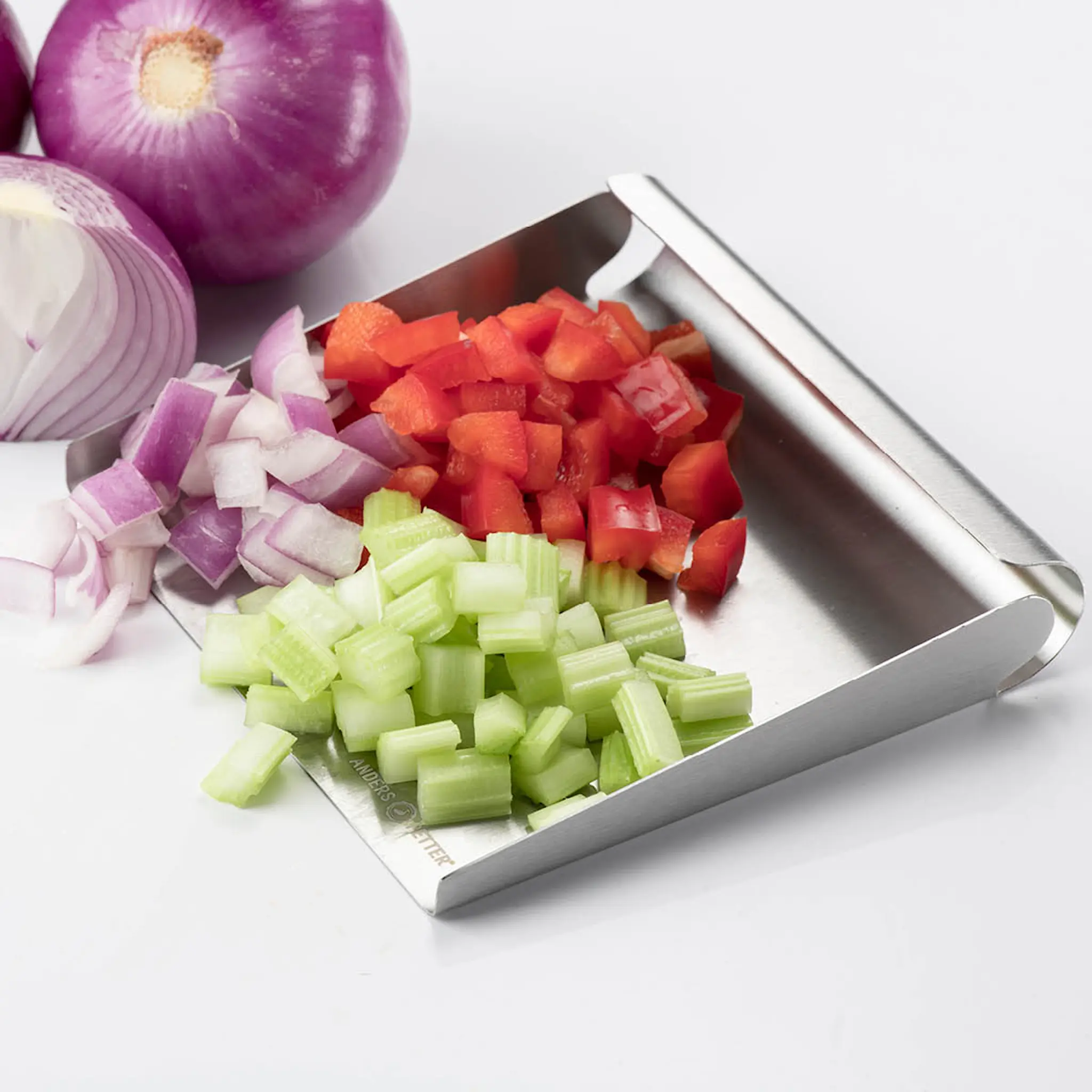 Anders Petter Steel Essentials grönsaksspade 15 cm borstat stål