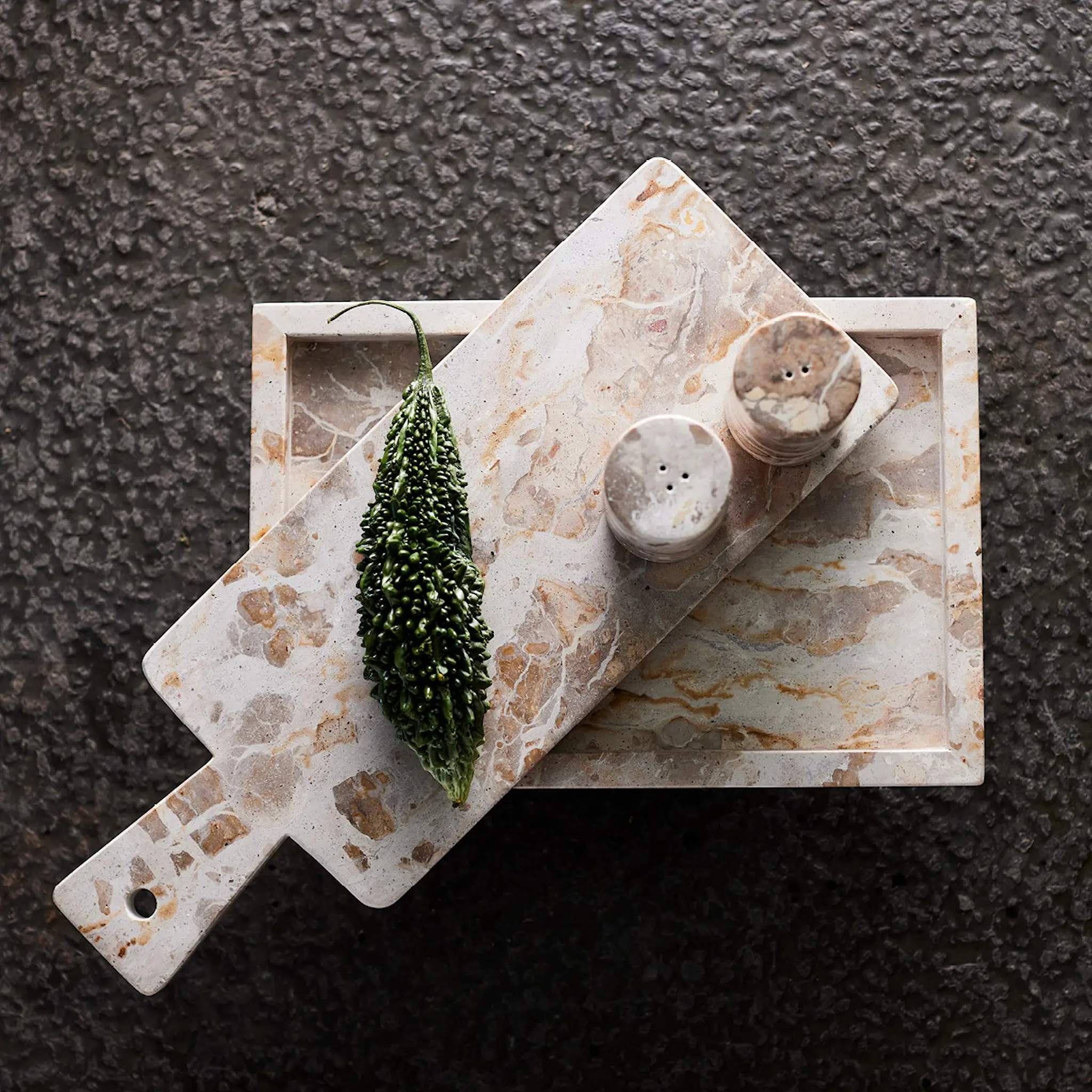 Muubs Vita Marmoritarjotin 14,5x39 cm Seashell