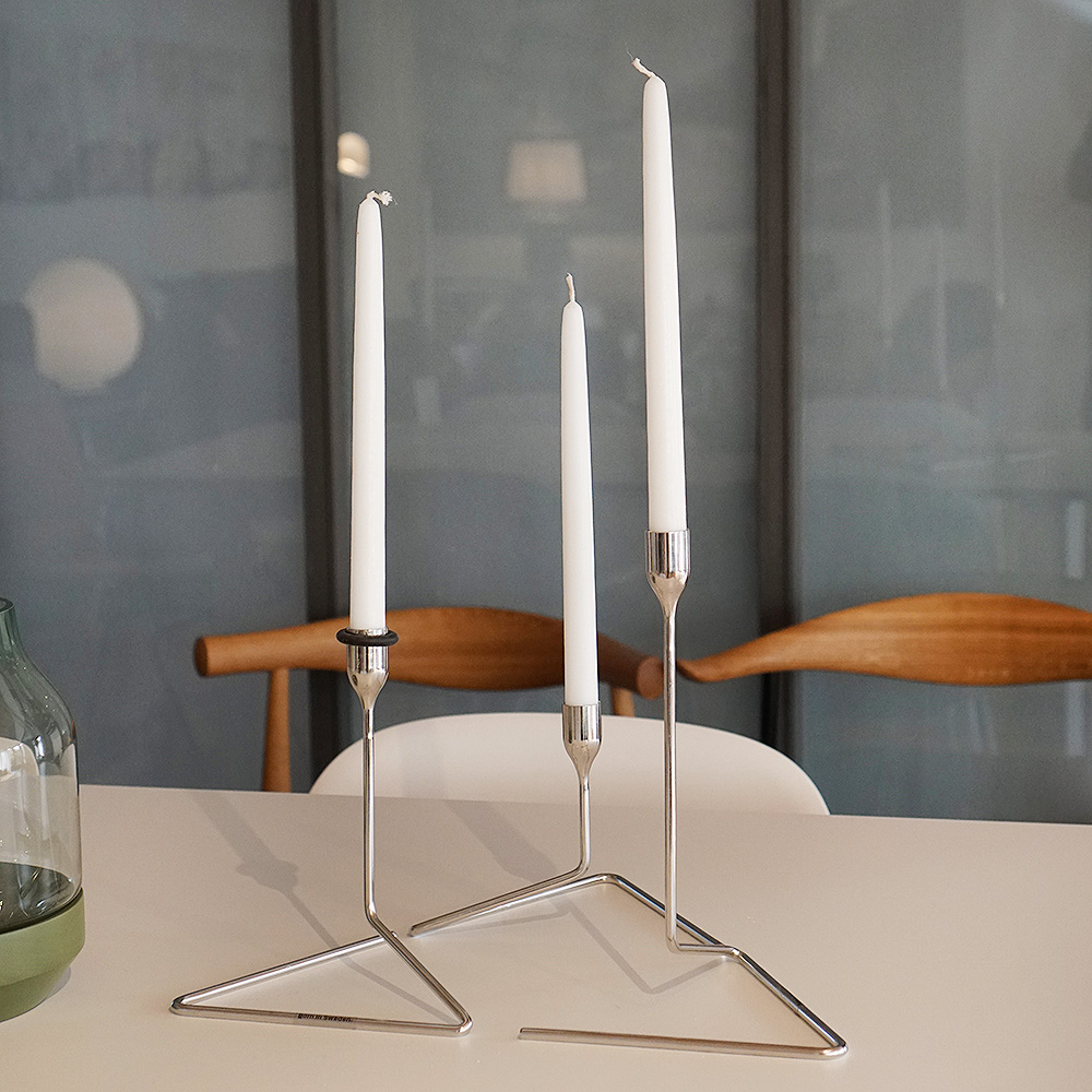 Born in Sweden Puzzle Kynttilänjalka 3 osaa Hopea