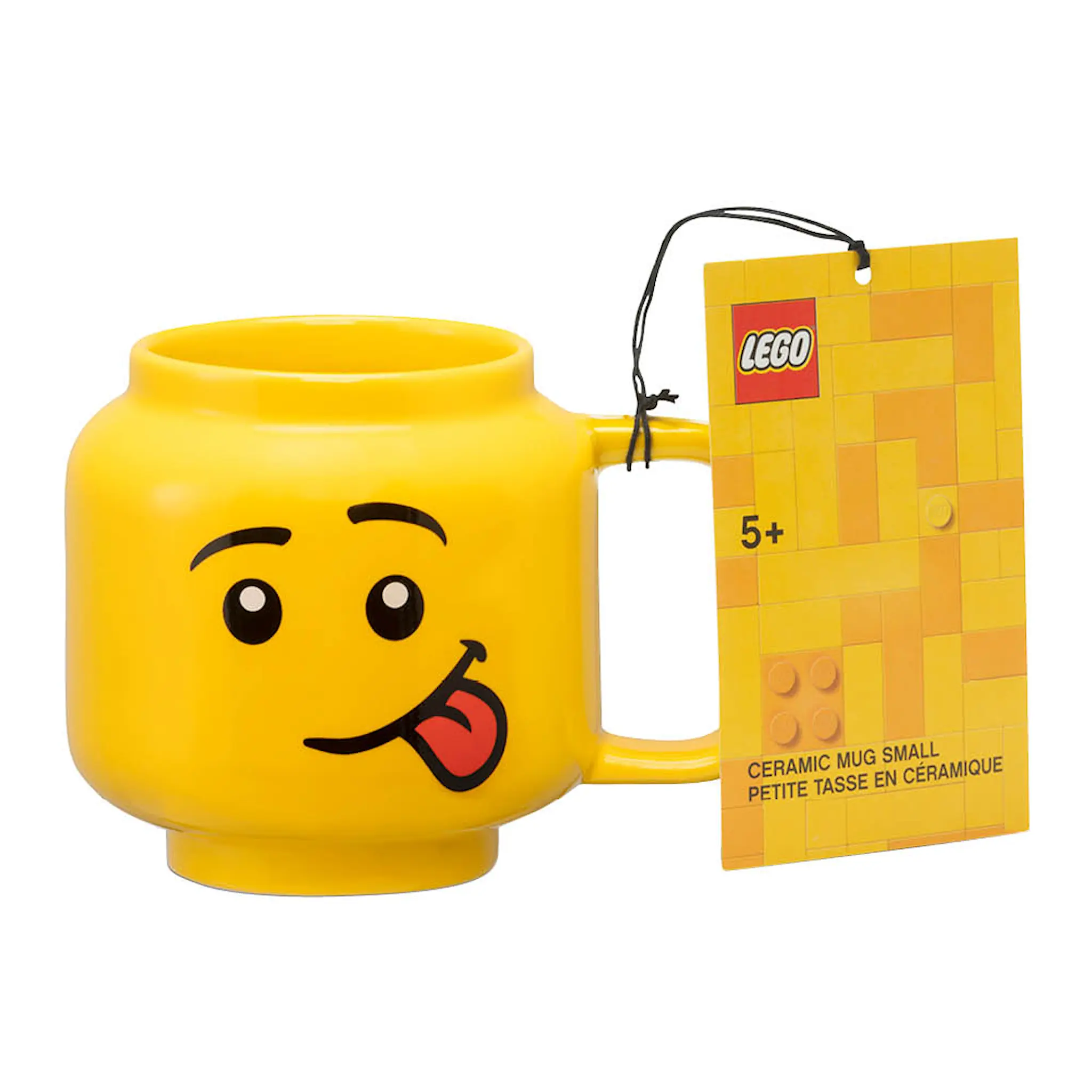 Lego Mugg tokig figur 25,5 cl Gul