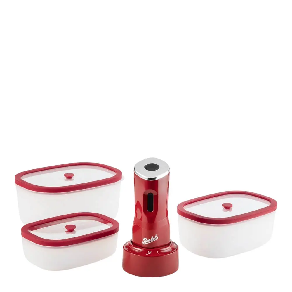 Icon mini Tyhjiöpumppu 17 cm tarvikkeineen Punainen