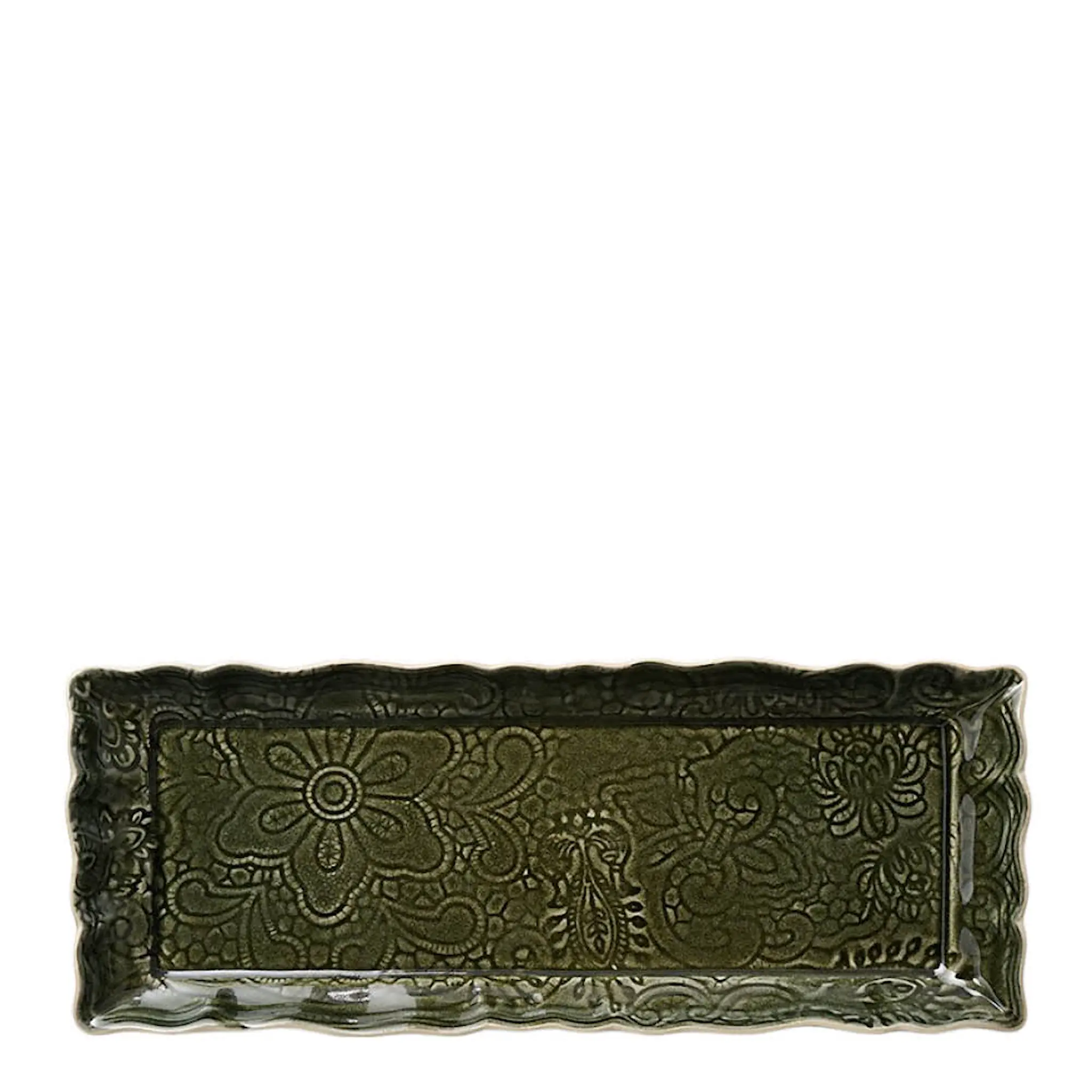 Sthål Arabesque serveringsfat 33x13 cm shadow