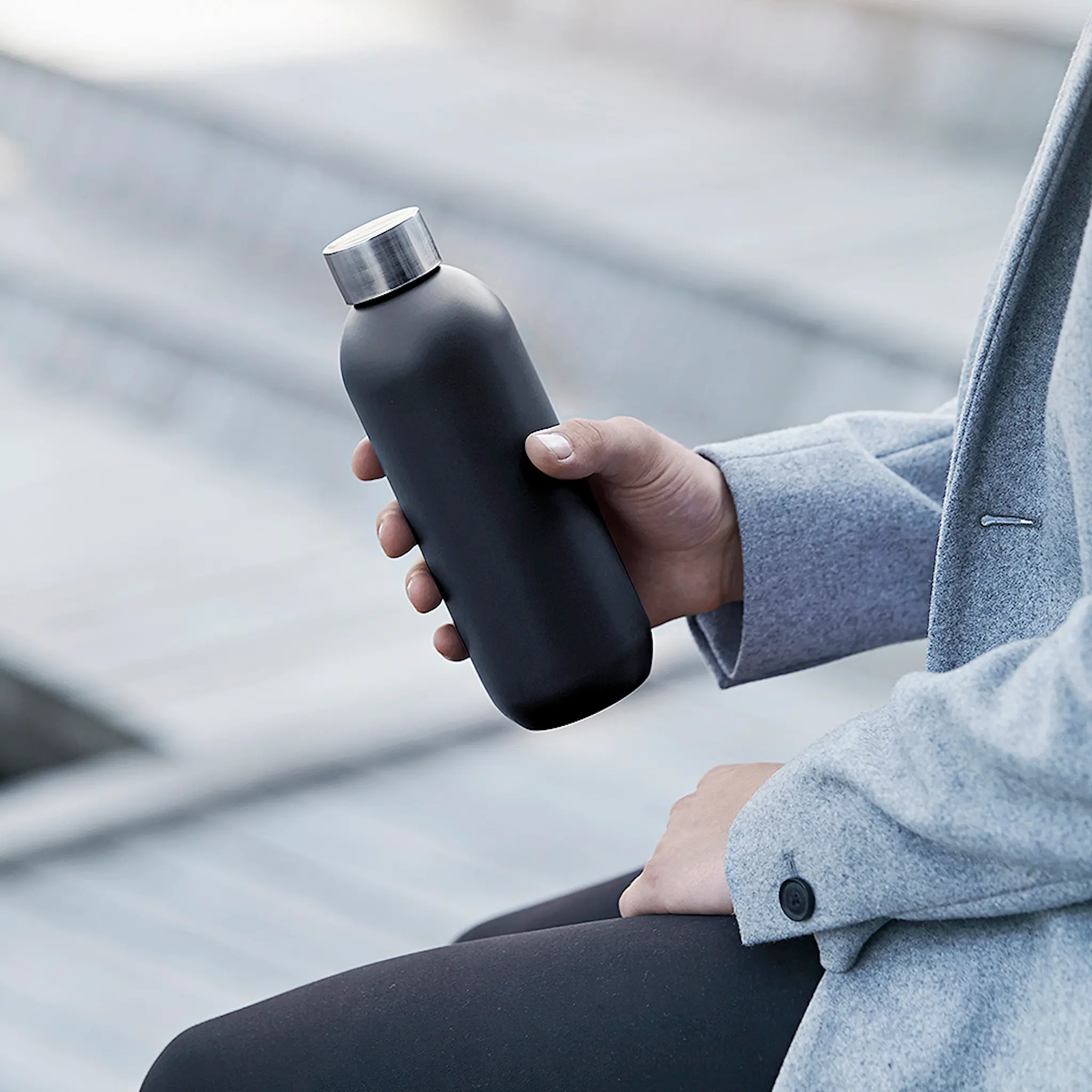Stelton Keep Cool termoflaske 0,6L svart