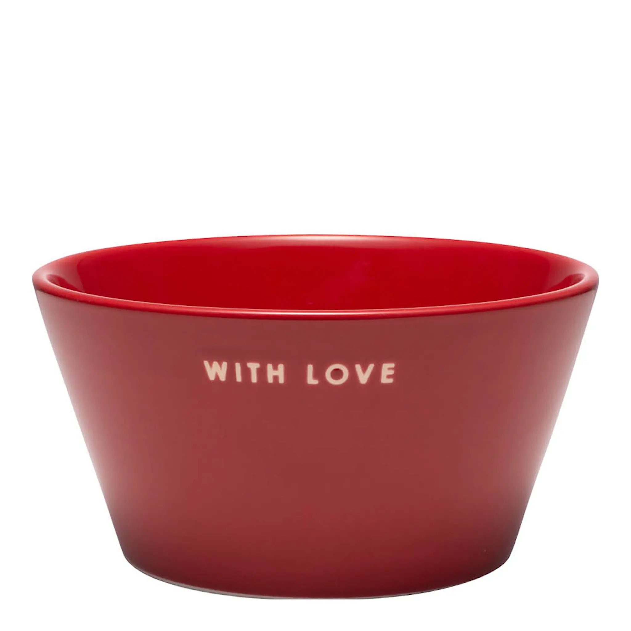 Vondels Table Talk Kulho With Love 7 cm Punainen