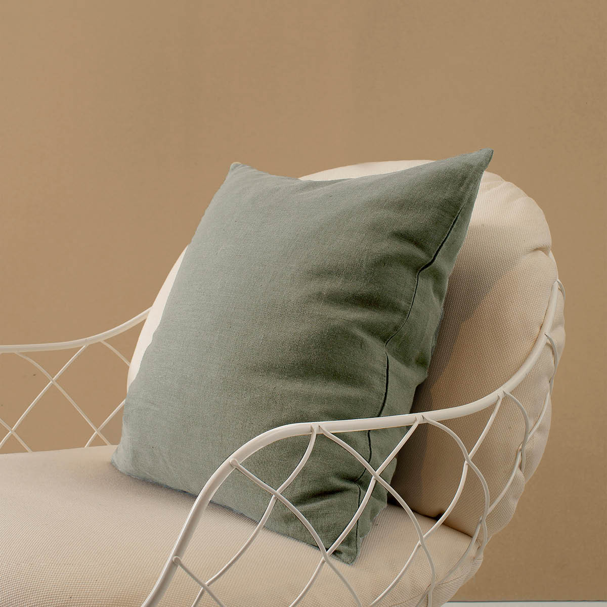 Himla Sunshine kuddfodral linne 50x50 cm sage