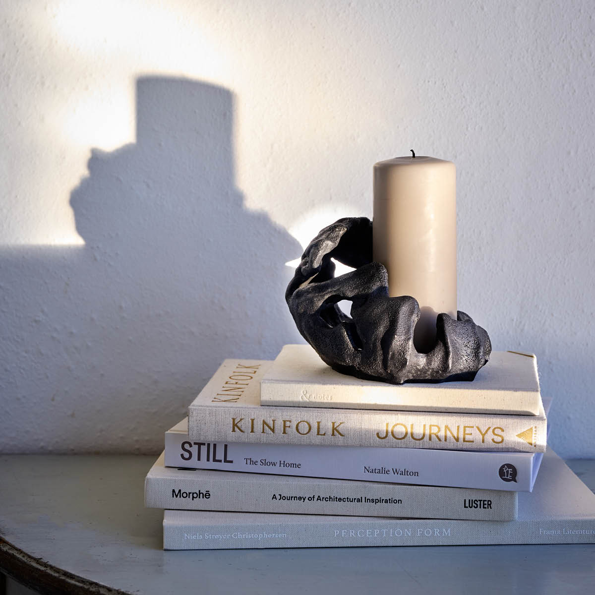 Mette Ditmer Reef ljusstake 13 cm svart