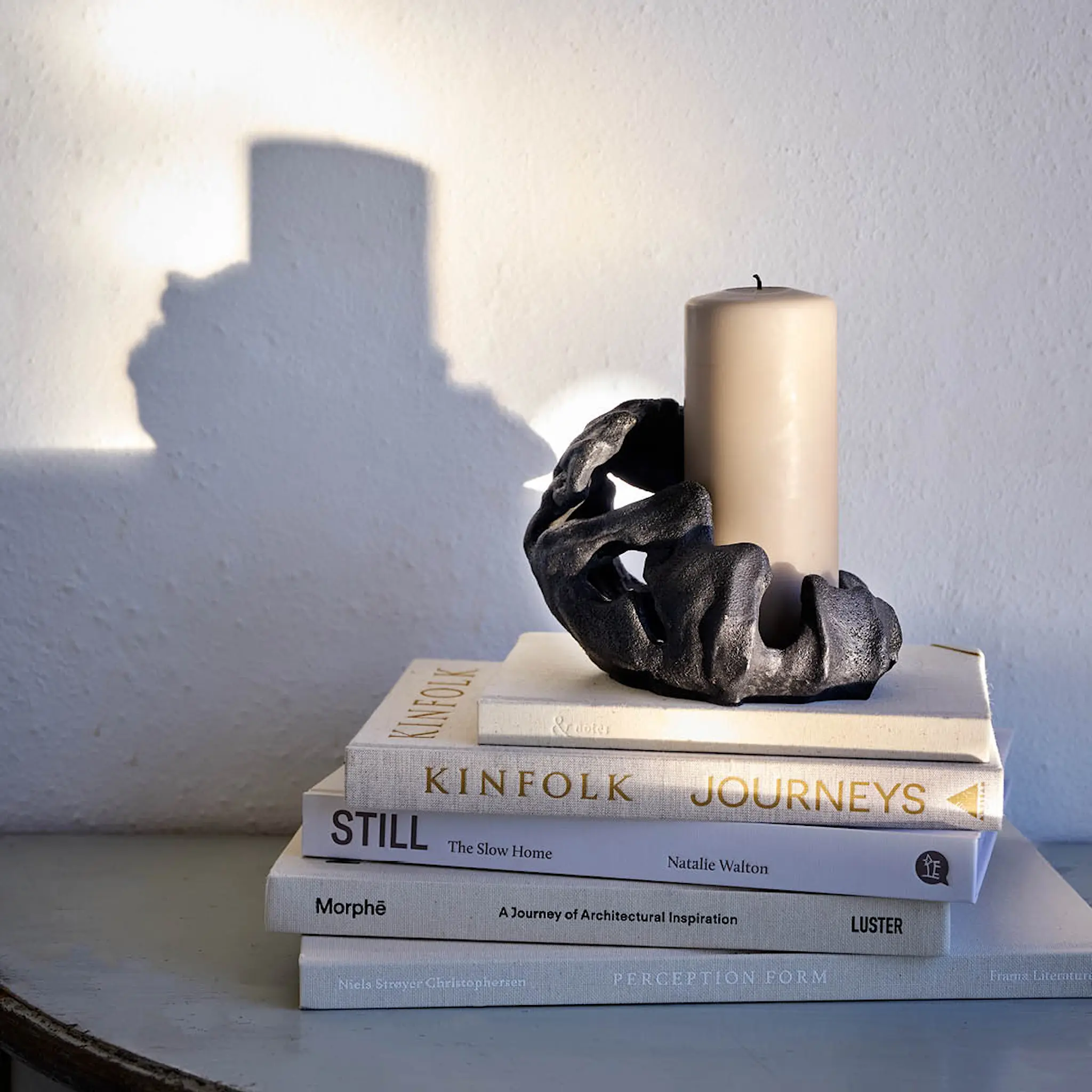 Mette Ditmer Reef ljusstake 13 cm svart