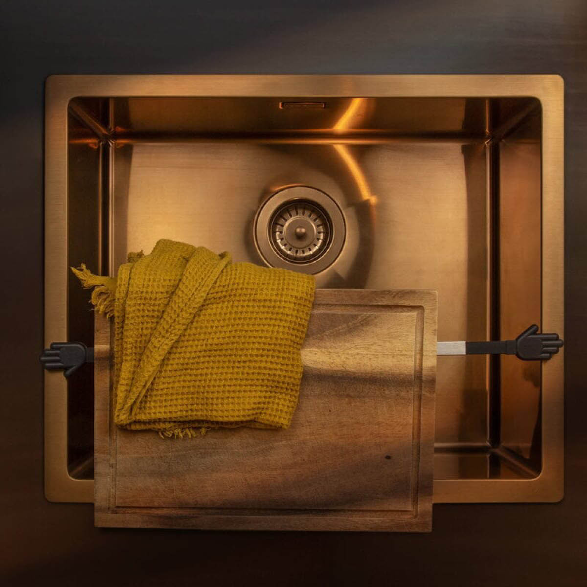 Happy Sinks Wunderbar diskstång 40-70 cm stål