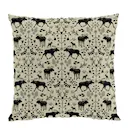 Skogens Konung kuddfodral älg svart