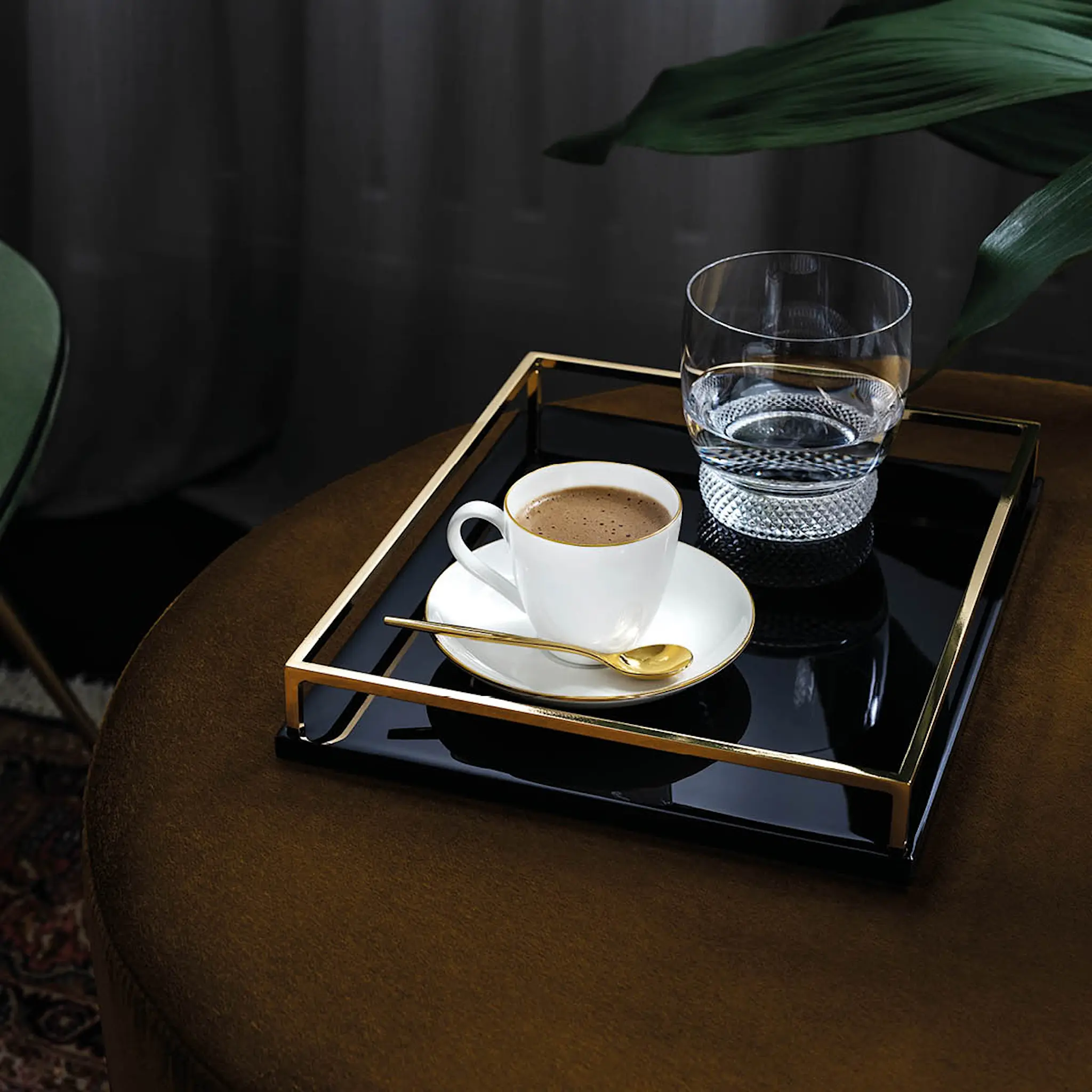 Villeroy & Boch Anmut Gold espressokopp 10 cl vit/guld