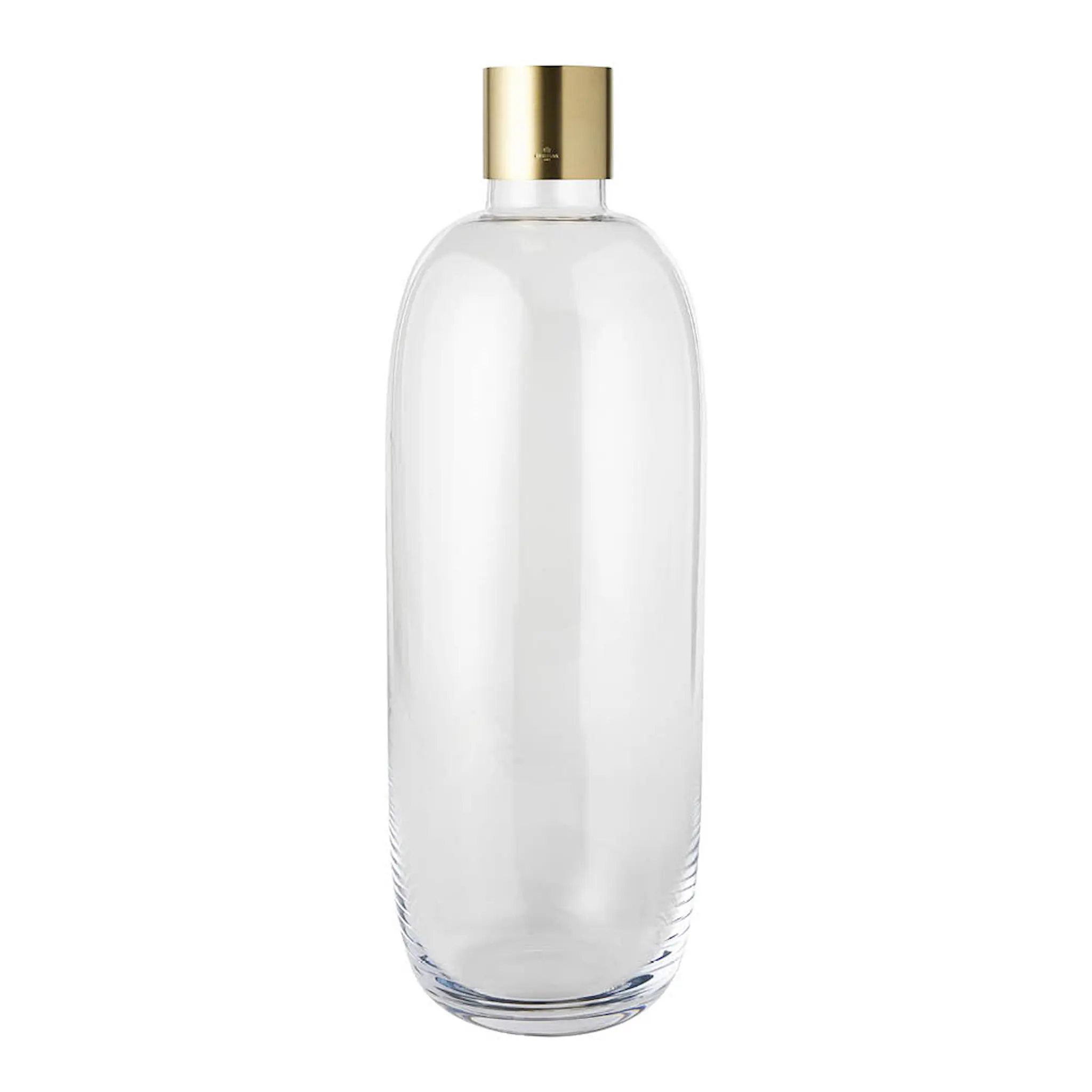 Skultuna Damejeanne vas stor 45 cm glas/mässing