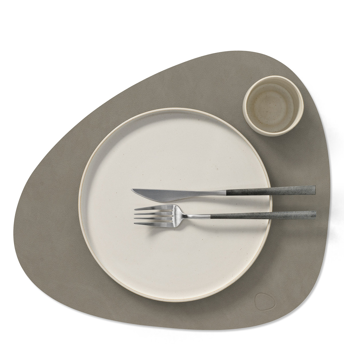 LIND DNA Nupo Curve Bordstablett 37x44 cm Flint Grey