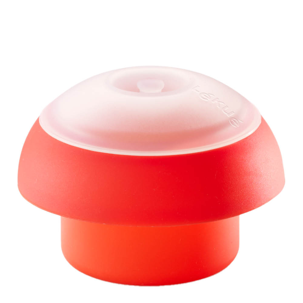 Lékué Äggpocherare för mikrovågsugn 0,1 L röd