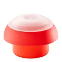 Äggpocherare för mikrovågsugn 0,1 L röd