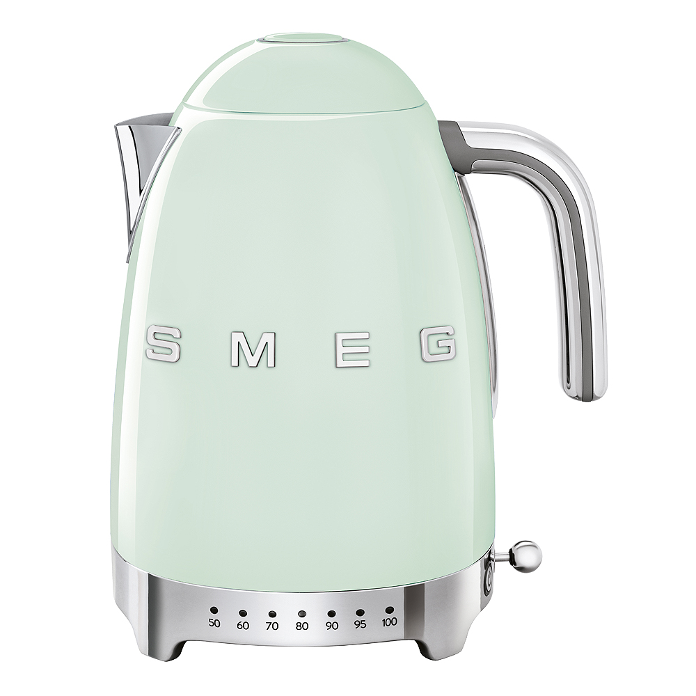 Smeg - Smeg Vedenkeitin säädettävä lämpötila 1,7L KLF04 Pastellinvihreä