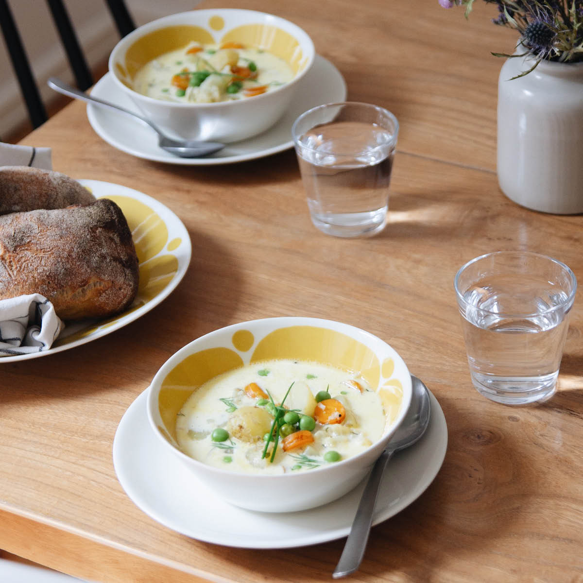 Arabia 24h tallerken 20 cm hvit