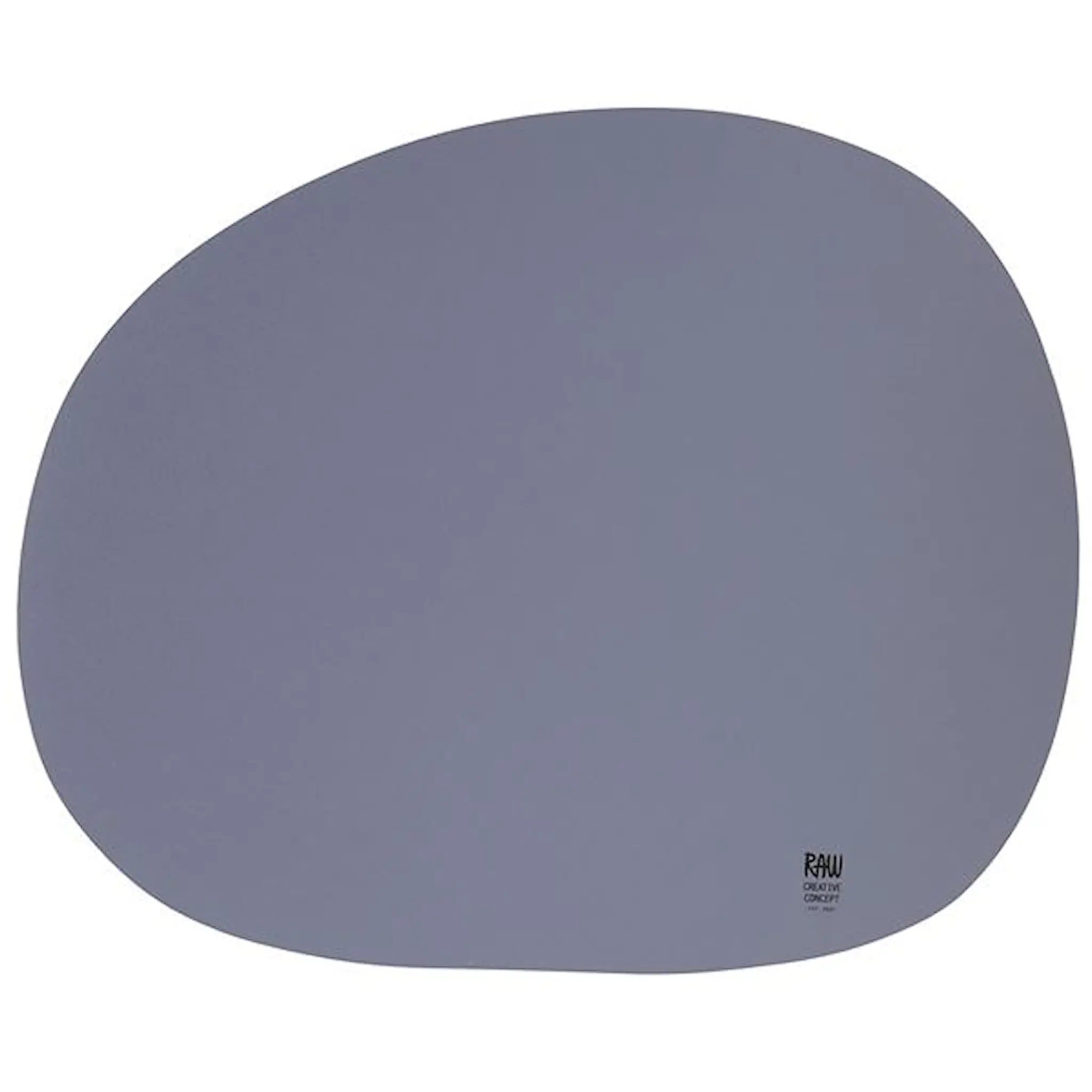 Aida Raw Glass Bead Organic Pöytätabletti 33,5x41 cm Stone Blue