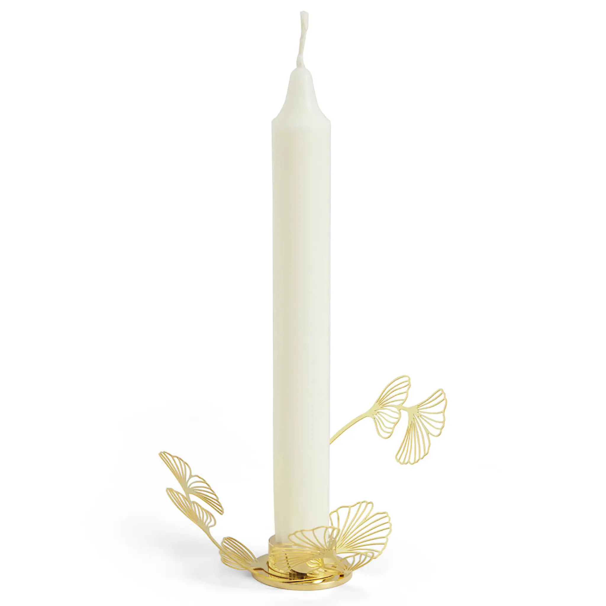 Skultuna BK FLWR ljushållare liten 4x9 cm mässing