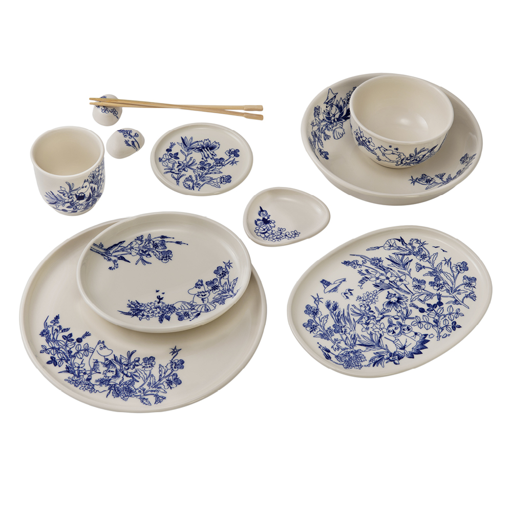 Moomin Arabia Haru Muminmugg 26 cl vit/blå