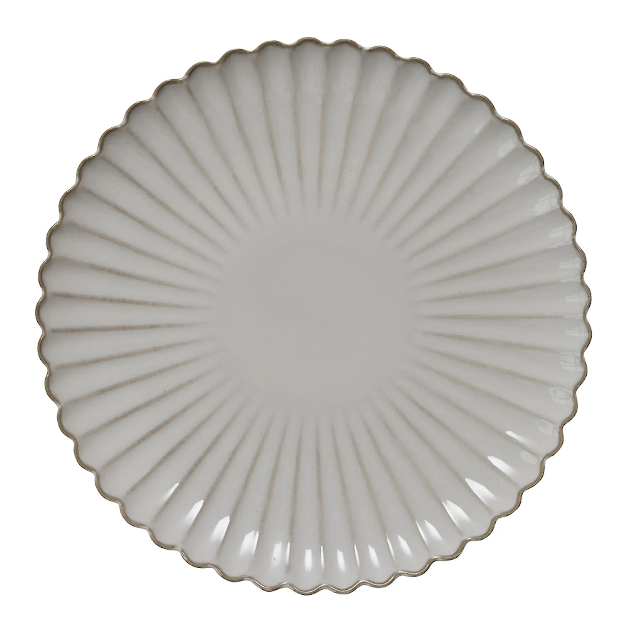 Lene Bjerre Camille tallrik 27 cm benvit