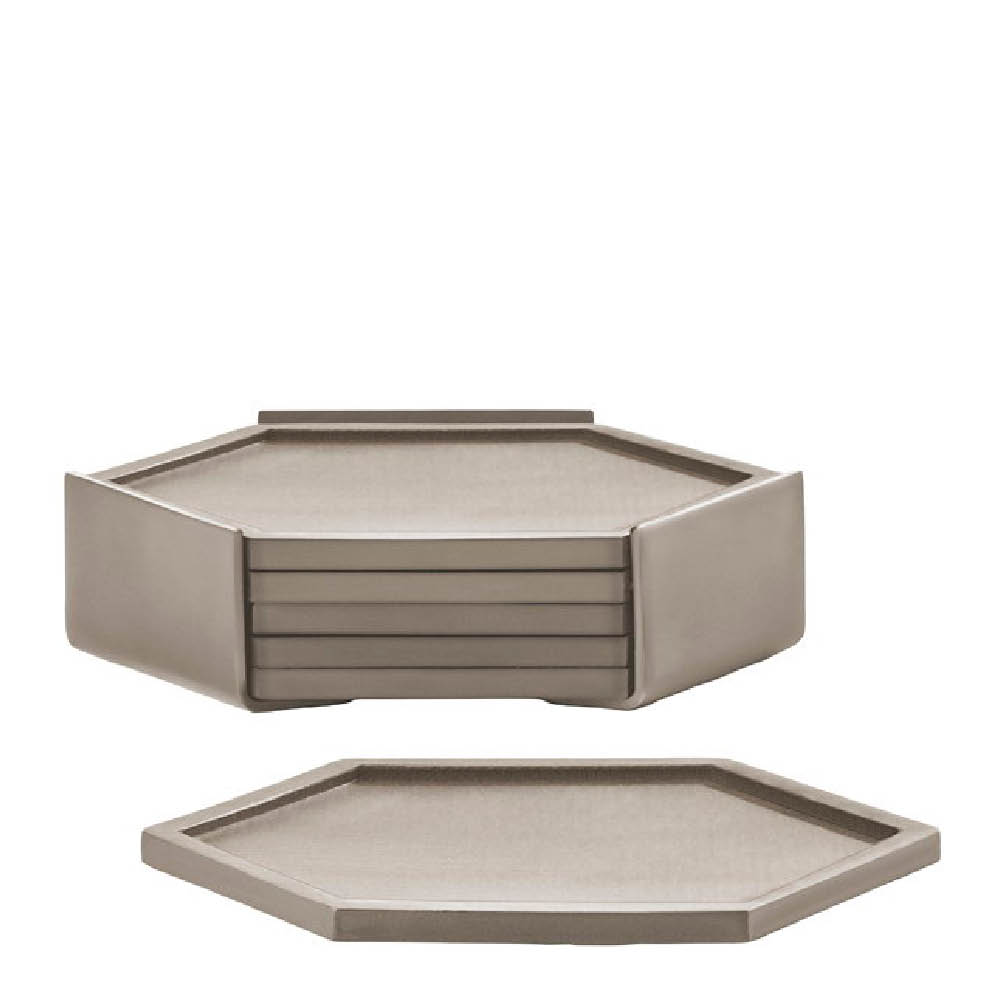 Zone Denmark Bold glassbrikker 6 stk taupe