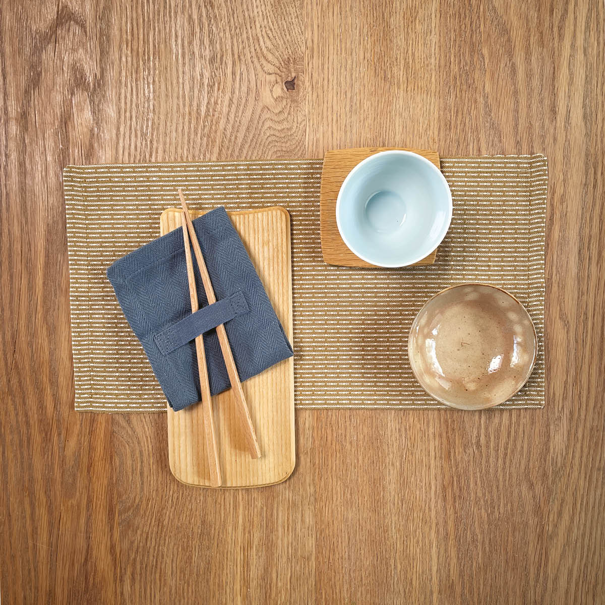 The Organic Company Kjøkkenklut 18x35 cm 3 stk khaki stone