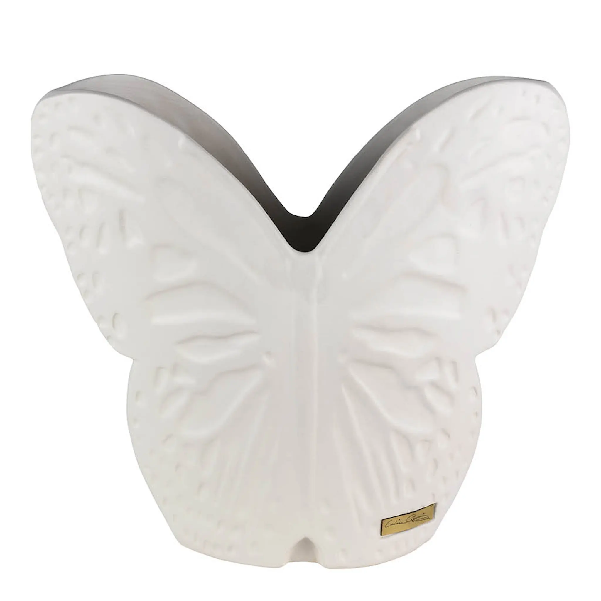 Carolina Gynning Secret Butterfly vas 30 cm vit