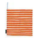 Piccolo grytlapp 21,5 cm vit/tomatröd/blå