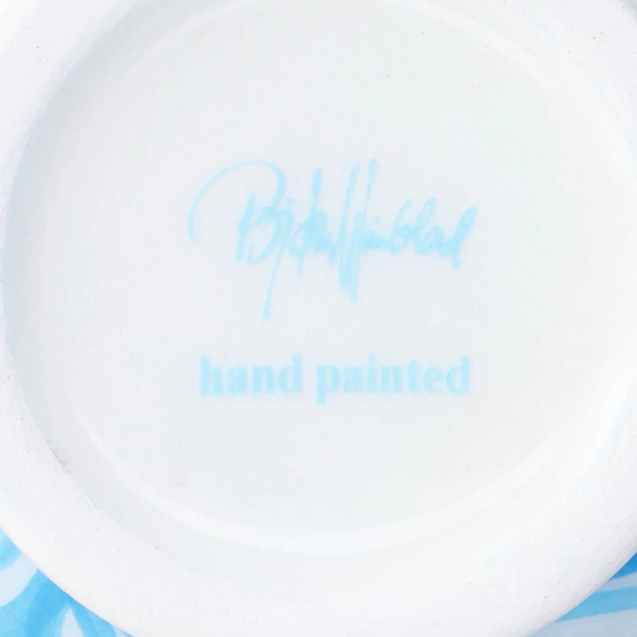 Bjørn Wiinblad Titania ljusstake 11,5 cm ljusblå