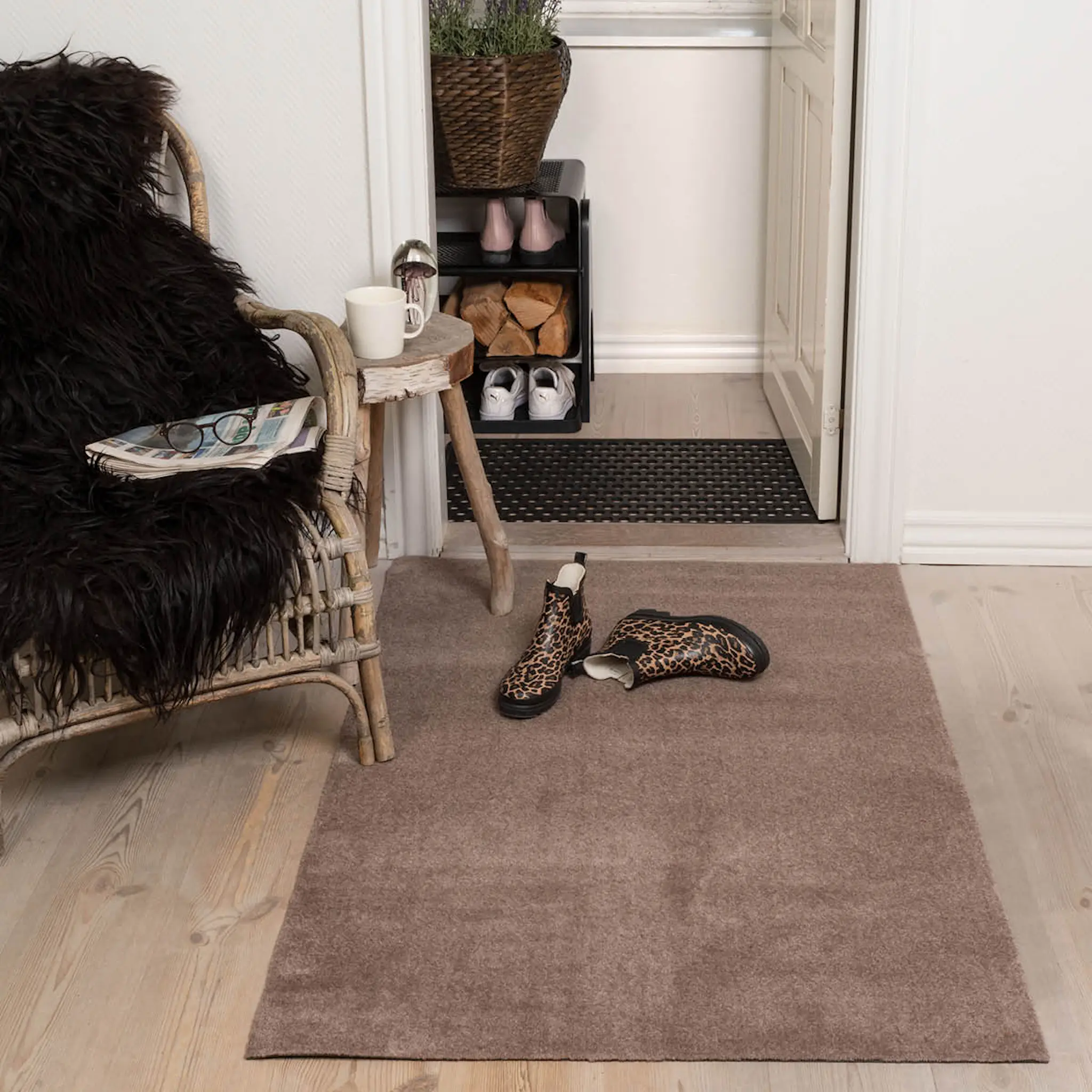 Tica Copenhagen Unicolor golvmatta 130x90 cm sand/beige