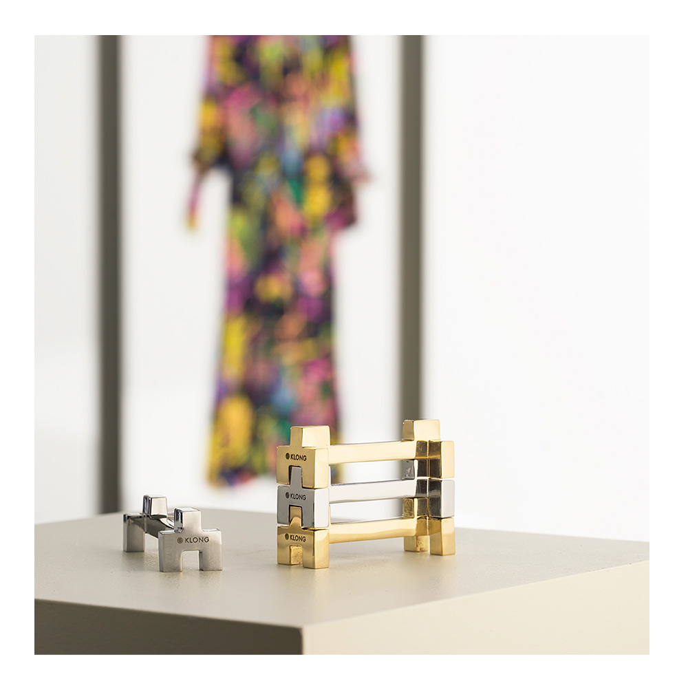 Klong Signe Bestickhållare 2-pack Silver