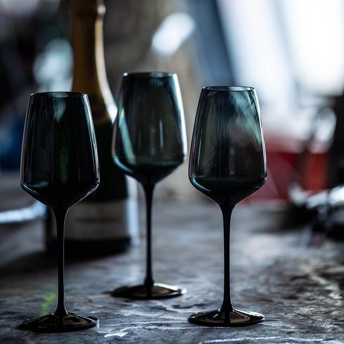 Magnor Noir Champagneglas 36 cl Svart