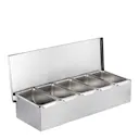 Pizza Angels toppinglåda 2 L borstat stål