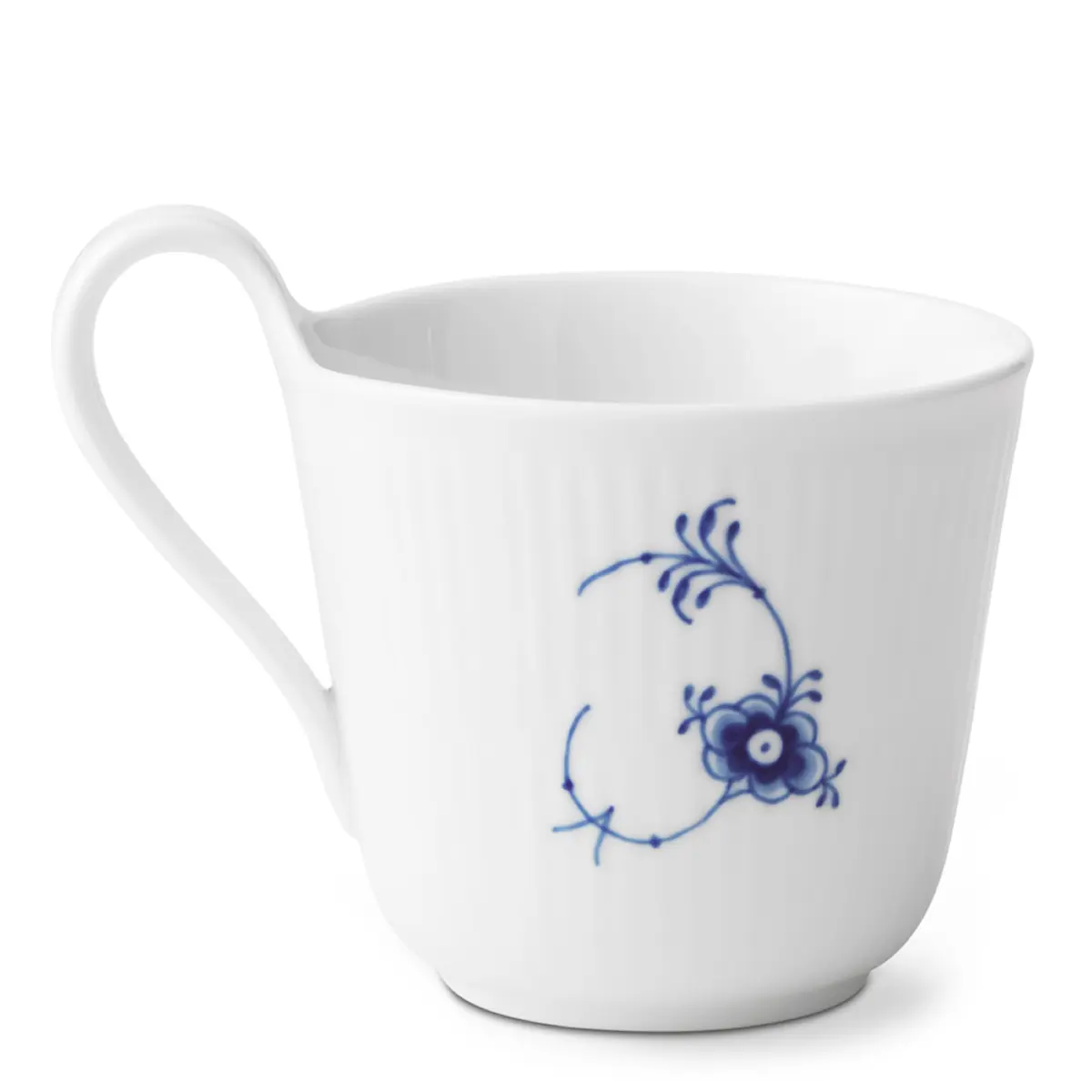 ROYAL COPENHAGEN Letter E ALPHABET MUG Blue Fluted 11 oz. New/Box ROYAL COPENHAGEN Letter E ALPHABET MUG Blue Fluted 11 oz. New/Box