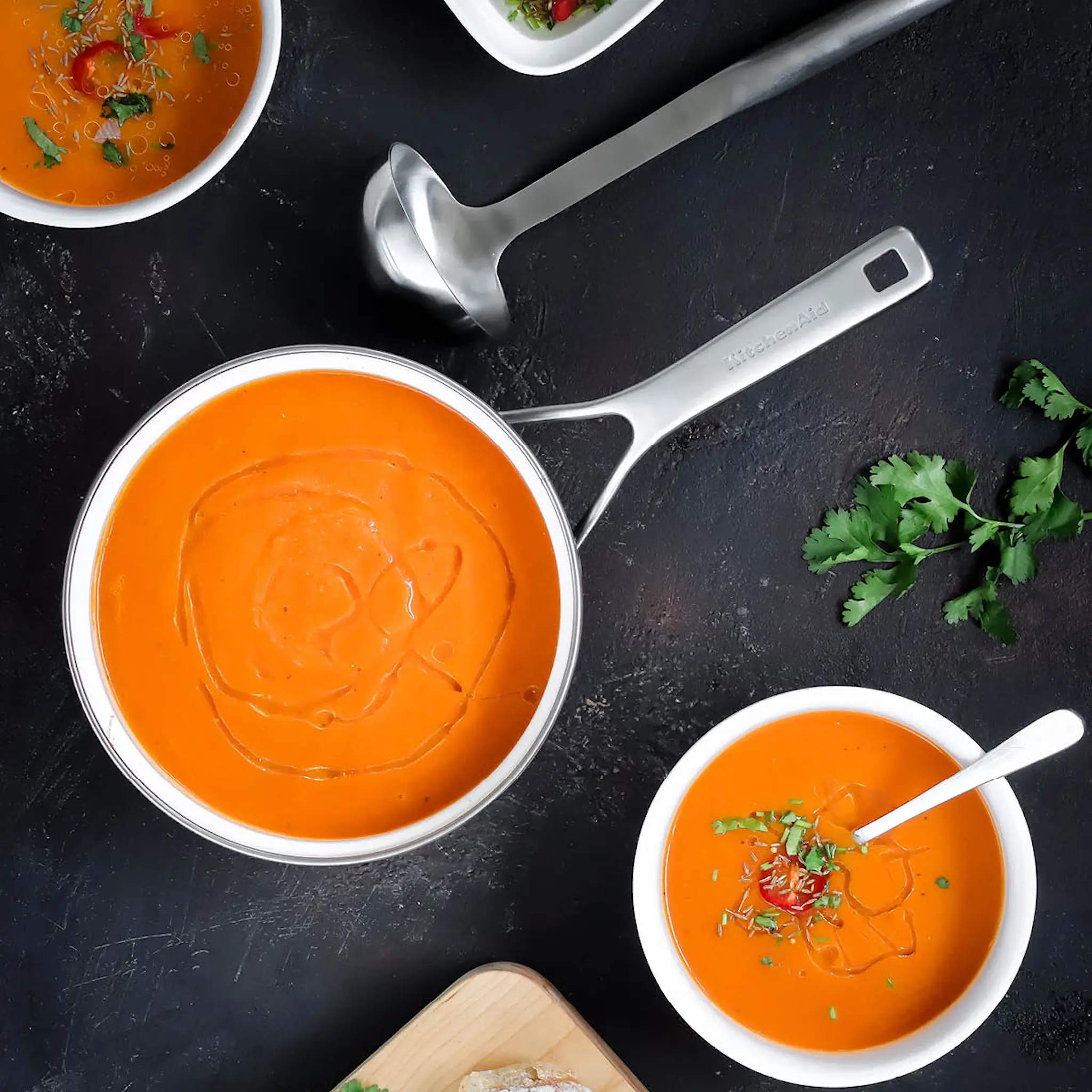 KitchenAid KitchenAid Premium suppeøse 32 cm rustfritt stål