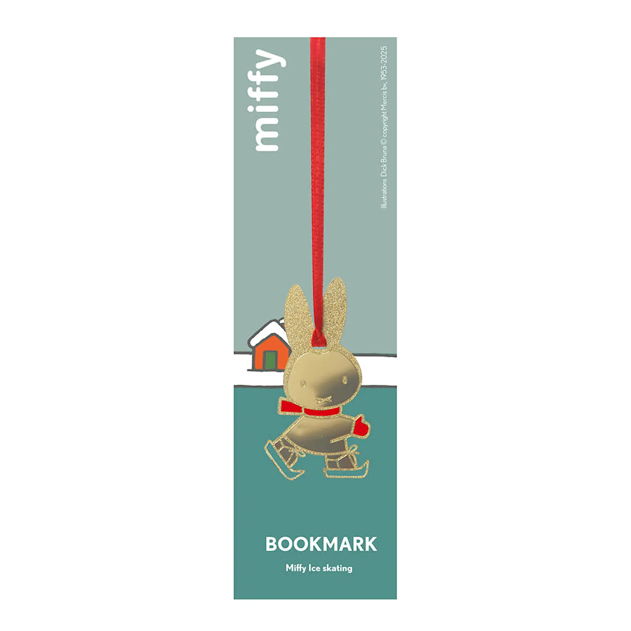 Pluto Bokmärke 4x7,6 cm Miffy skating