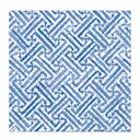 Fretwork servett 33x33 cm 20-pack blå/vit