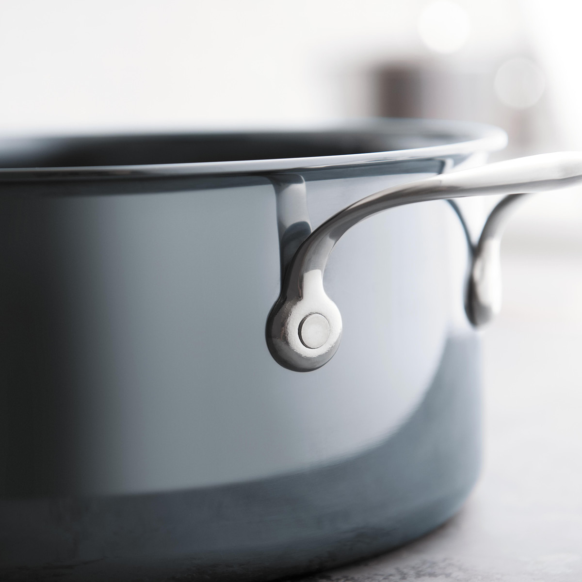 Hestan Nanobond kasserolle med lokk 3,3L stål