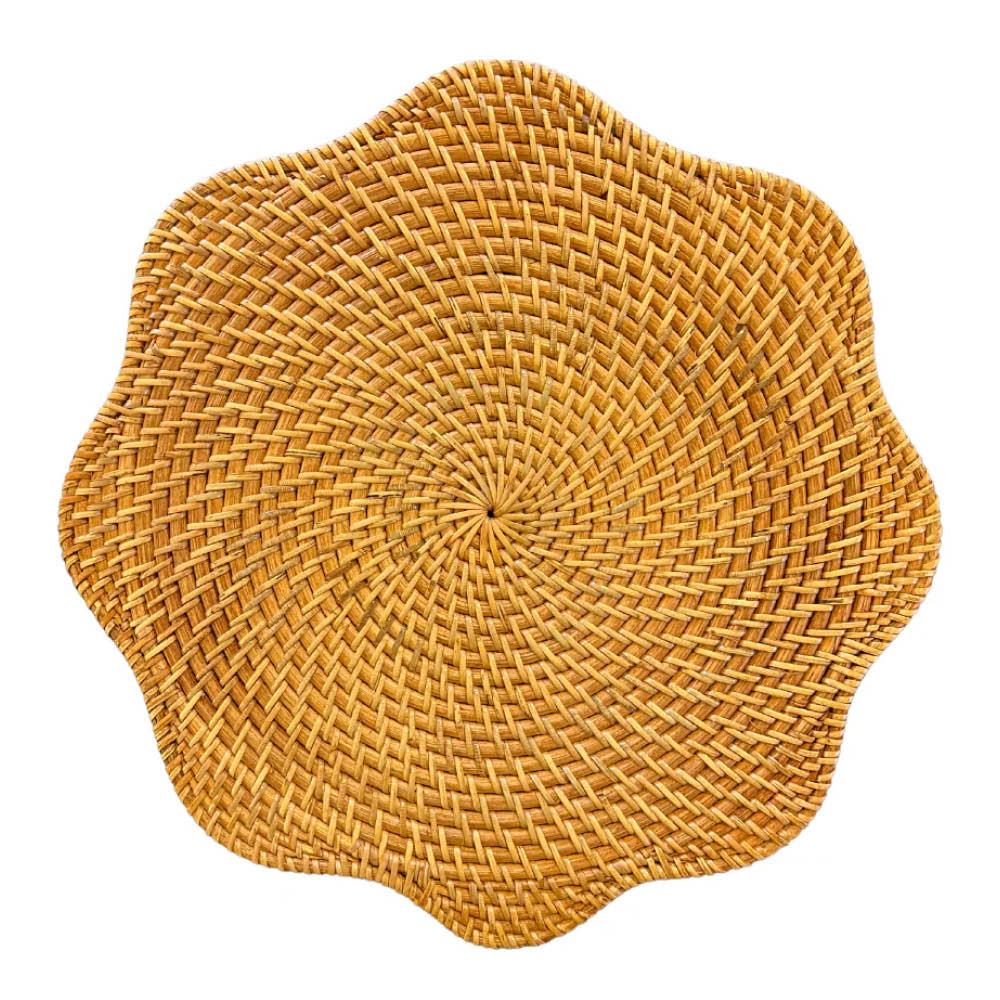 Von Norten Scallop tallriksunderlägg 34 cm rotting