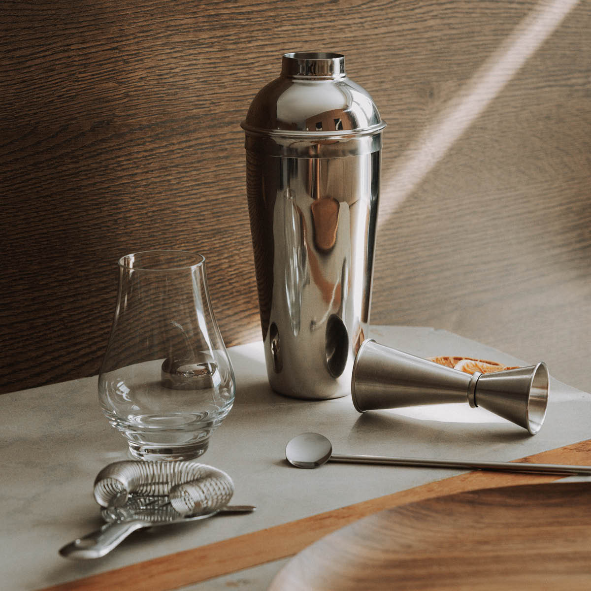 Stiernholm Drink Collection mätglas 3/6 cl borstad