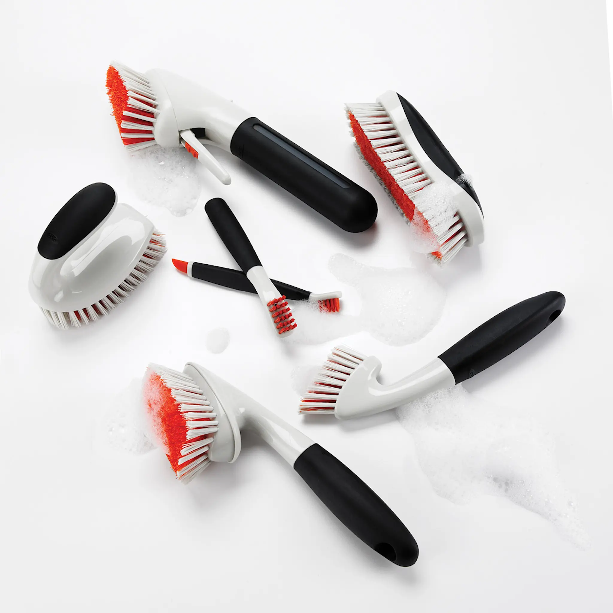 Oxo Skrubbborste 12,5 cm svart/vit