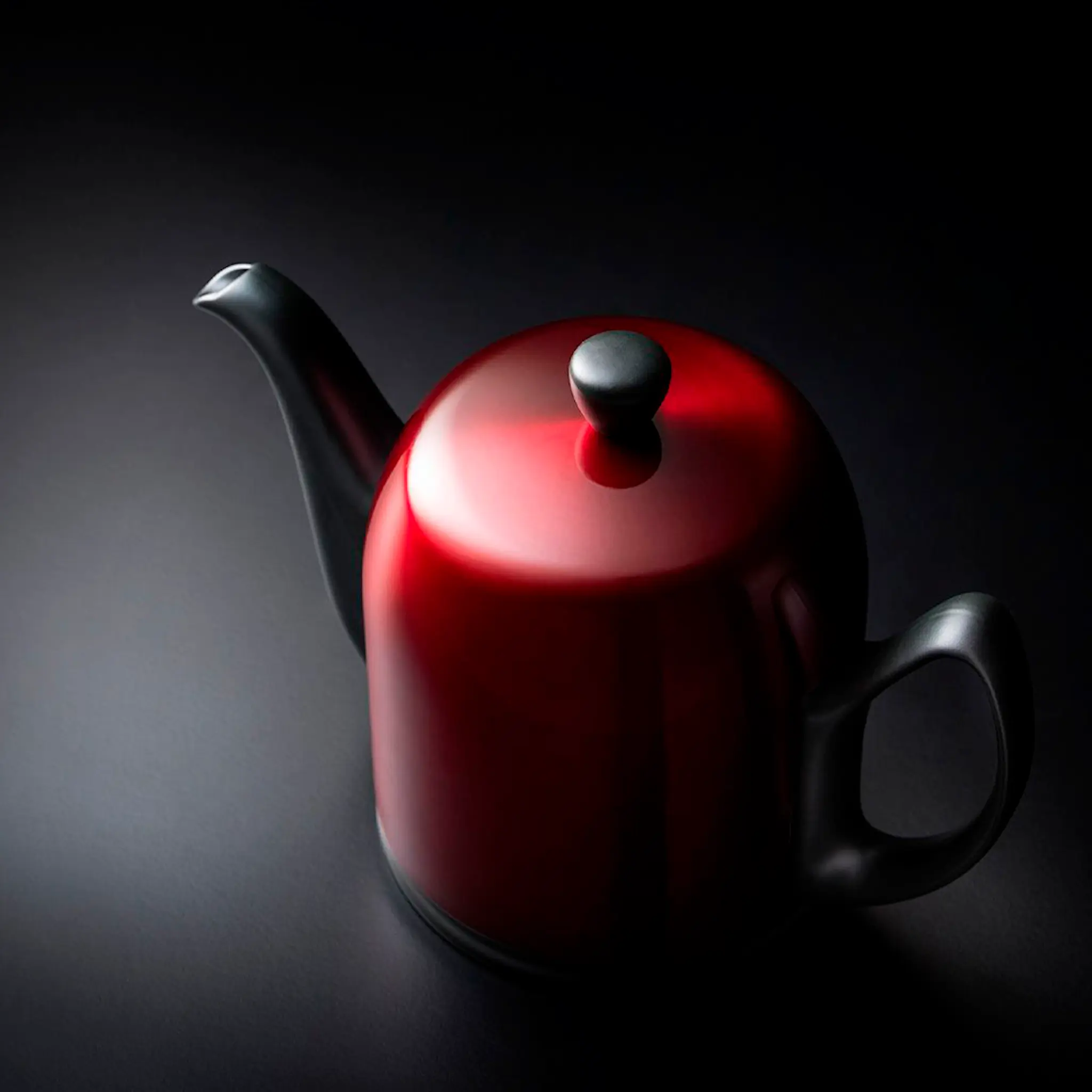 Degrenne Salam Tekanna 1 L Svart/Candy Apple