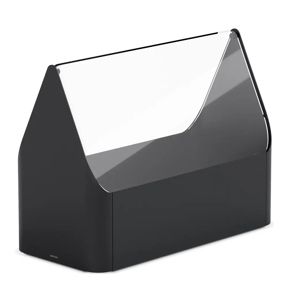 Simply Grow Minikasvihuone 20x42x32 cm Musta