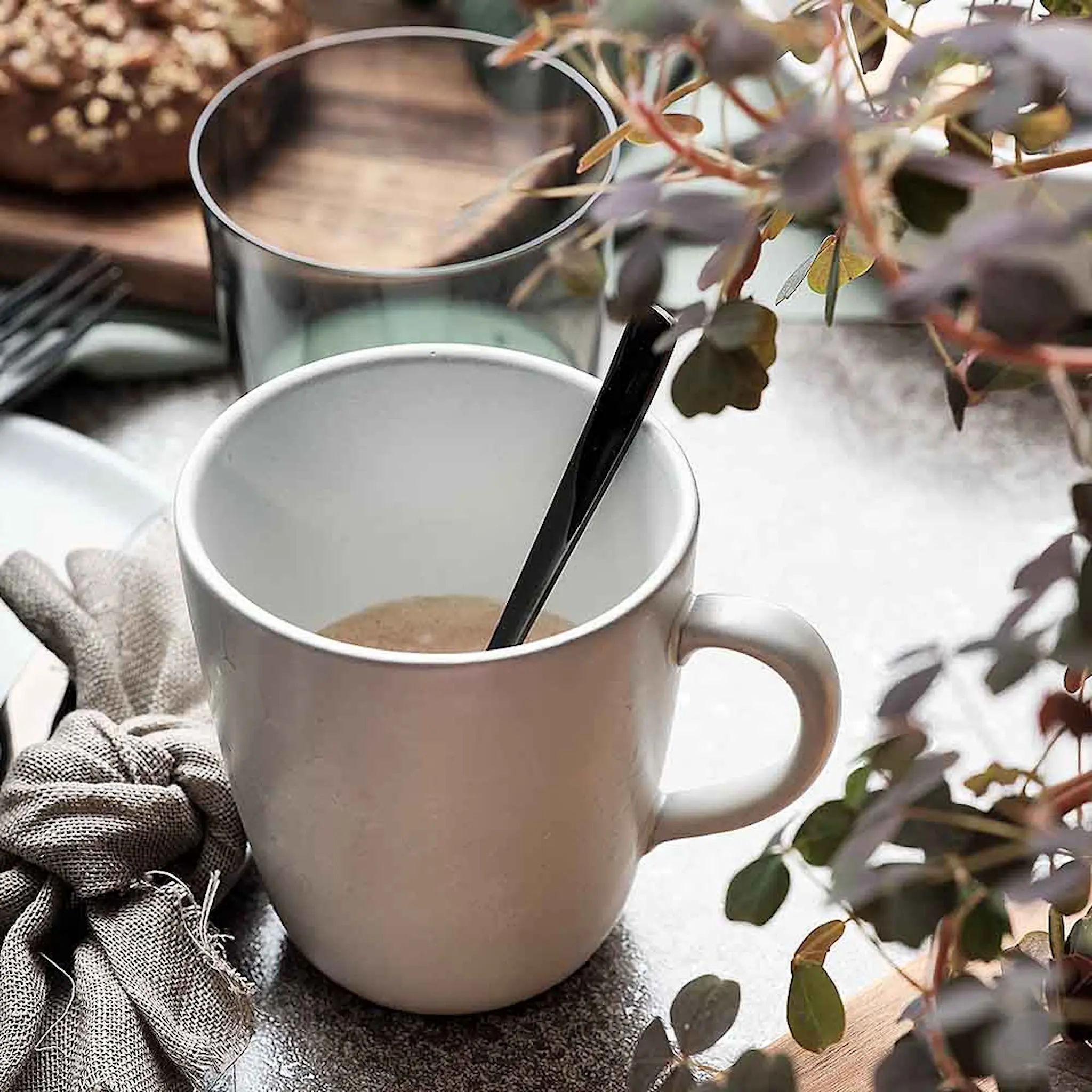 Aida Raw Mugg med öra 35 cl Vit