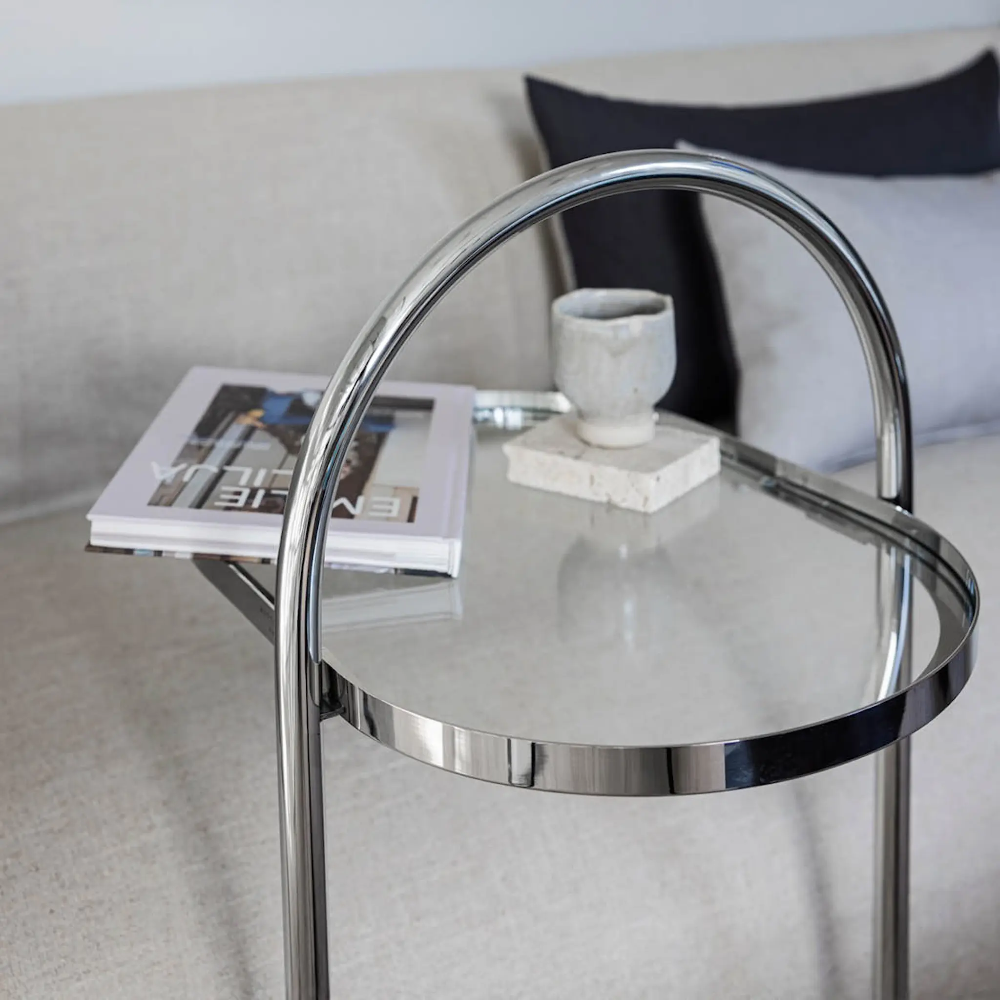 Mette Ditmer Moves sidebord 51x76,5 cm krom