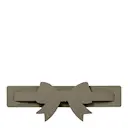 Rosett servetthållare 9x26 cm grå