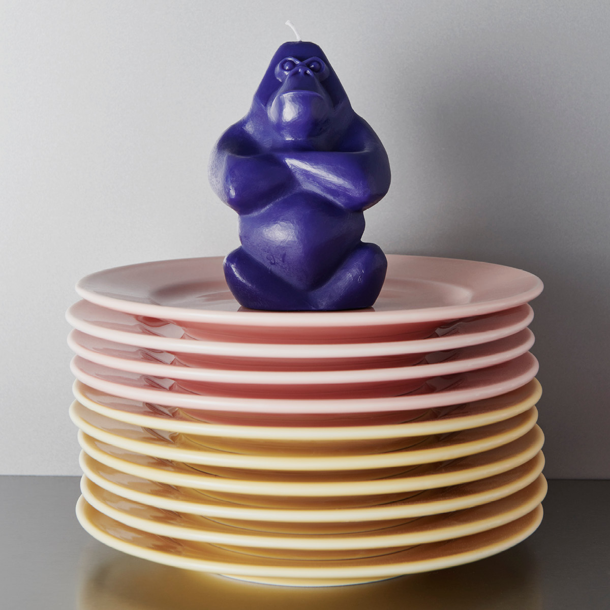 Kosta Boda Gabba Gabba Kynttilä 11,5 cm Sininen