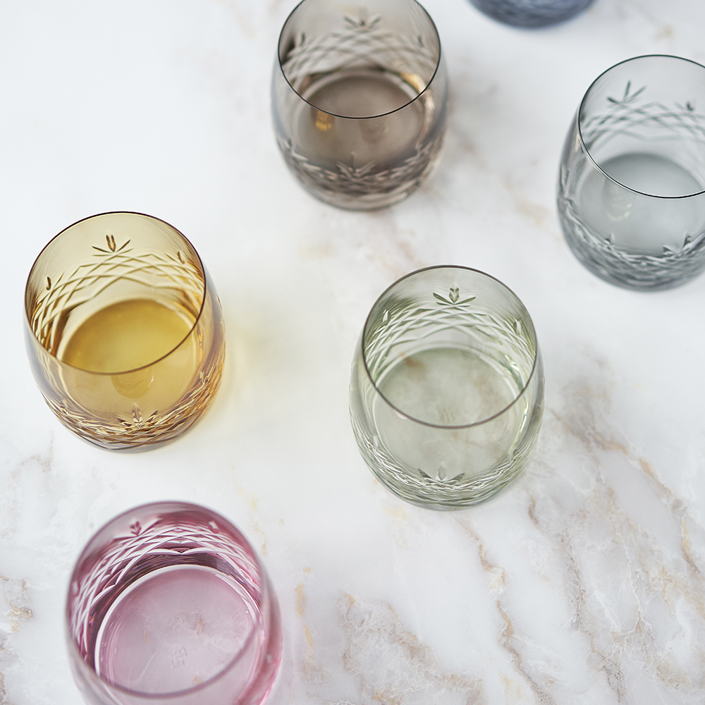 Frederik Bagger Crispy Aqua Lasi 23 cl 2 kpl Keltainen