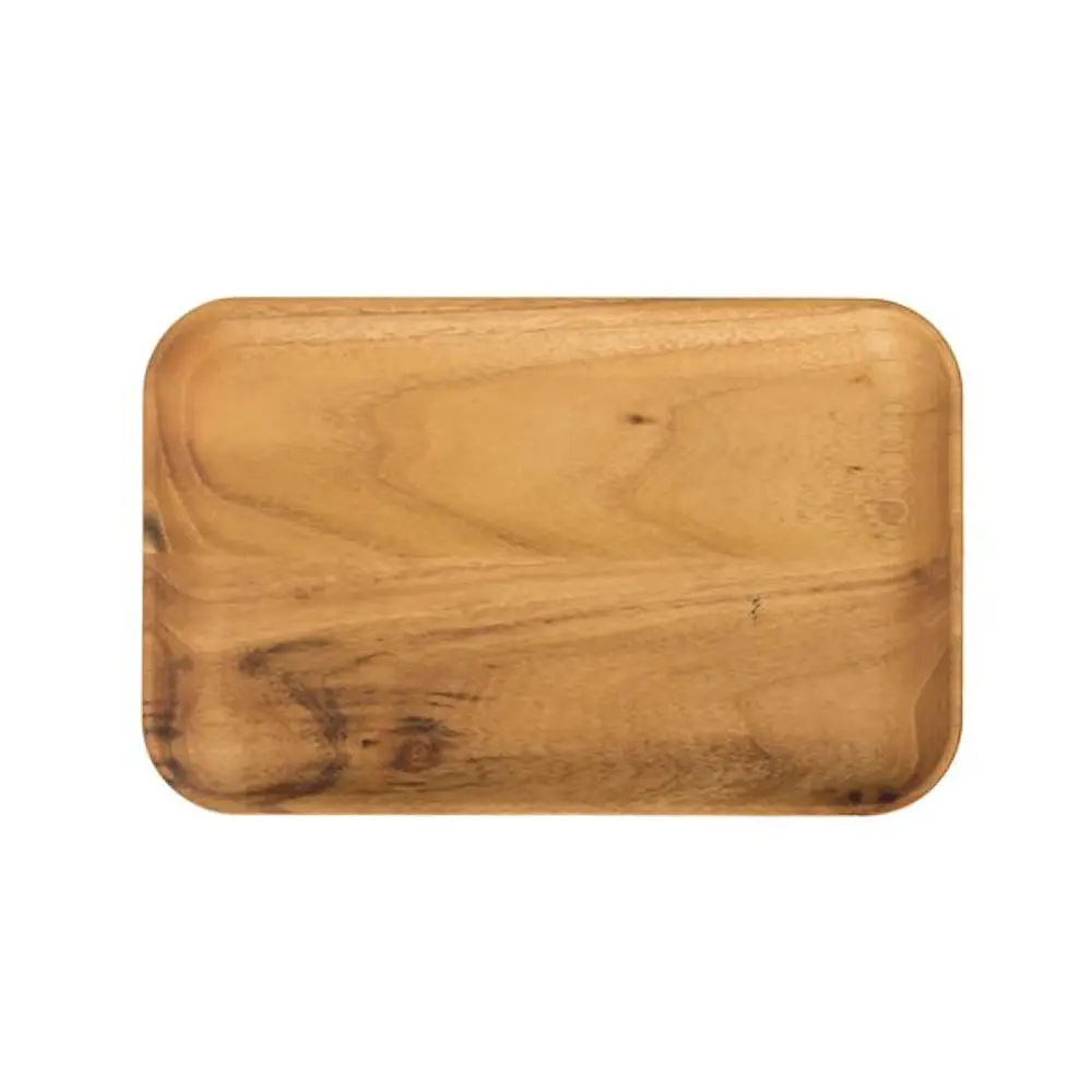 RAW Teak tallerken 23,7x14,9 cm