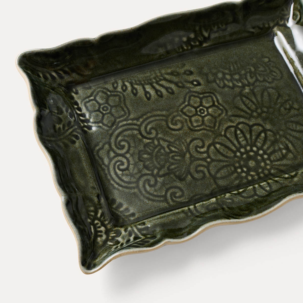 Sthål Arabesque Lautanen 19x13 cm Shadow